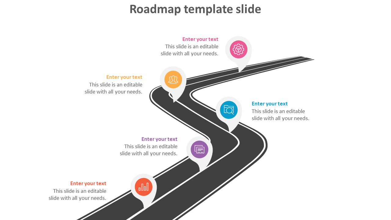 roadmap template slide